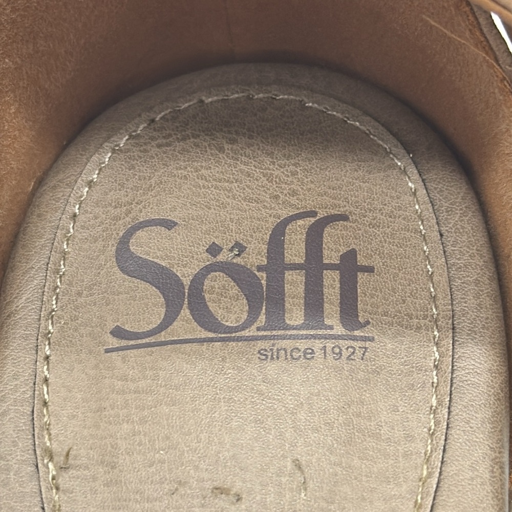Sofft Tan Leather Gladiator Sandals Size 10 MCS7016 - Picture 6 of 7
